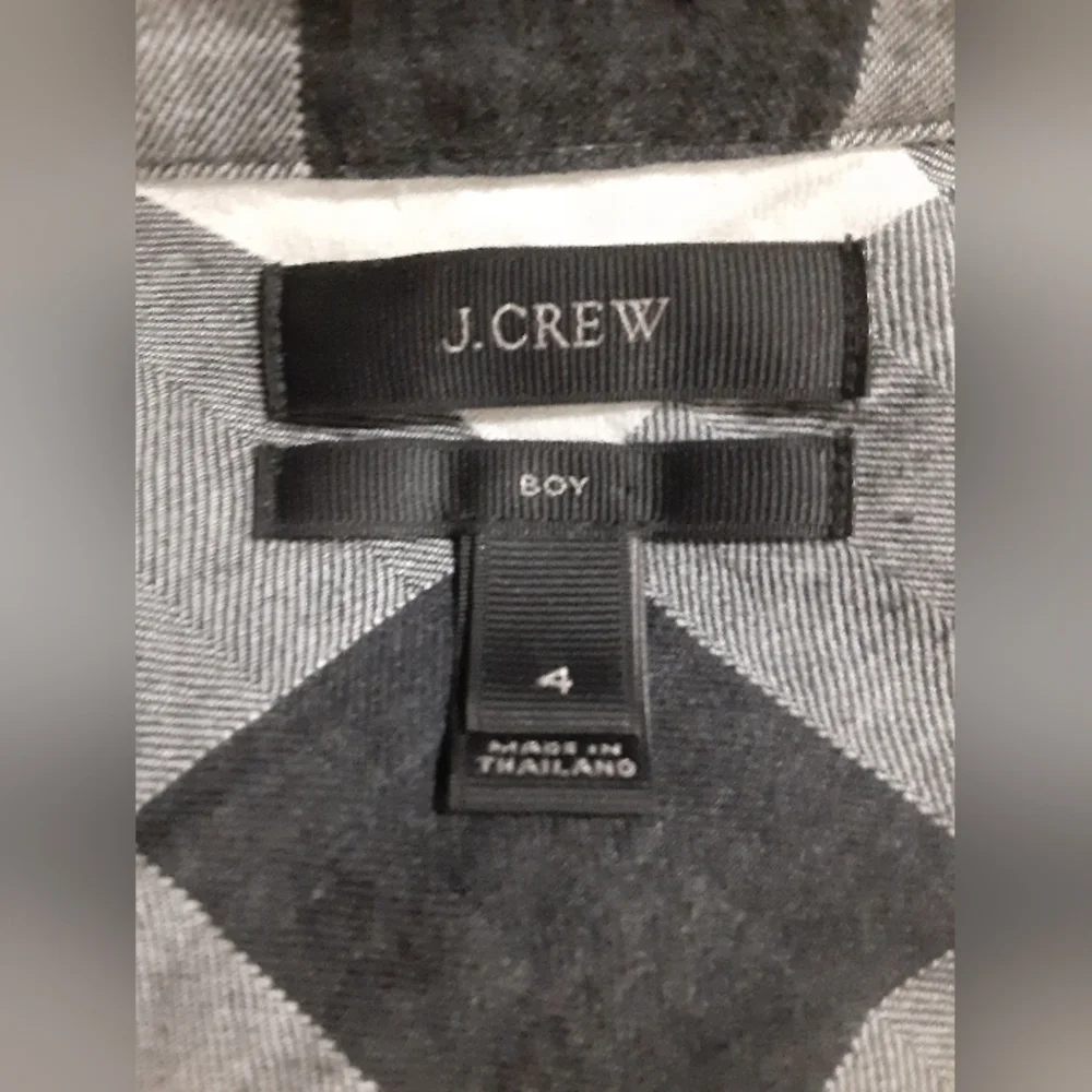 J Crew Women's Checkered Plaid Button Down Shirt